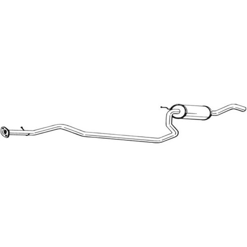 Bosal mittelschalldämpfer - bosal,
